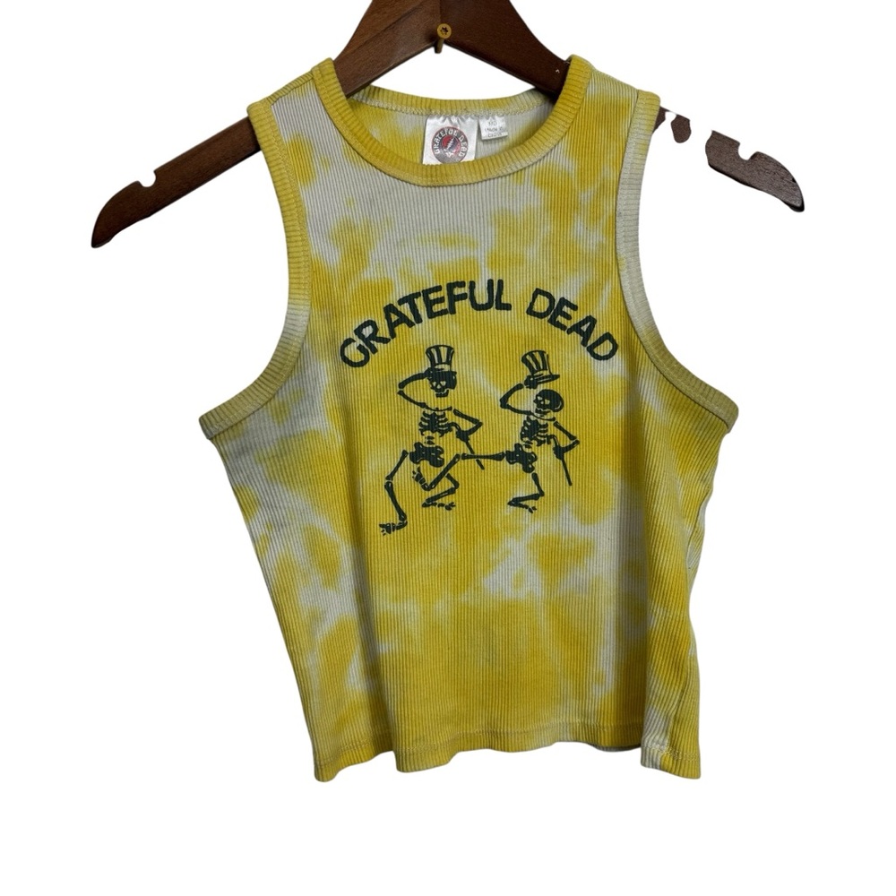 Grateful Dead Yellow‎ Tie-Dye Shirt
